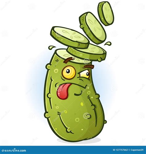 Pickle Cartoon Vector Illustration | CartoonDealer.com #72947566