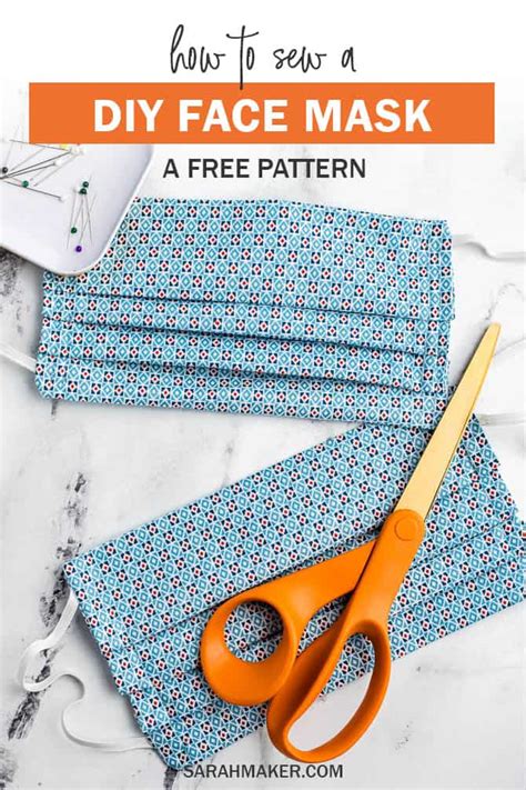 Masks Cloth Sewing Printable Patterns : Our free printable pattern (see ...