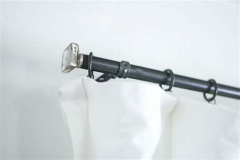 Add style to DIY curtain rods with cheap finials - Lovely Etc.