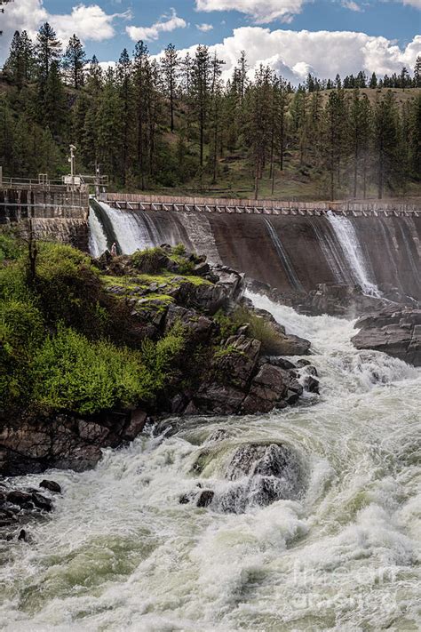 Little Falls Dam On The Spokane River Photograph by Sam Judy - Fine Art ...