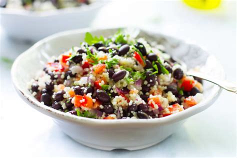 Black Bean Couscous Salad - Food Fanatic