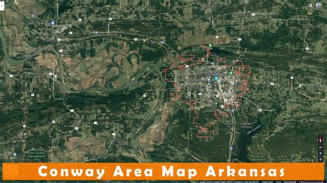 Conway, Arkansas Map