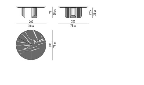 Minotti Wedge Table - 100% Made in Italy - Minotti London