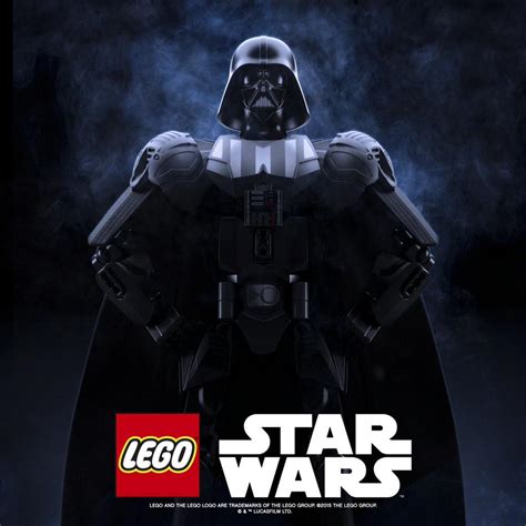 Introducing lego @starwars buildable figures! darth vader, luke ...