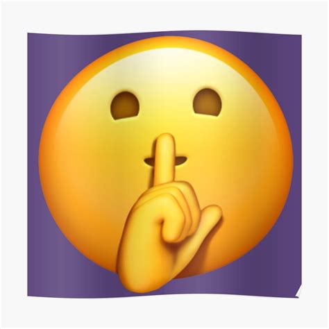 Seshhh Emoji - "shhh Emoji" Sticker By Quinnisdead | Exchrisnge