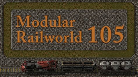 Factorio Modular Railworld #105 - Train Fuel Stations - YouTube