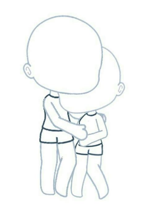 plain couple gacha body's | Life drawing, Drawing poses, Body shape drawing