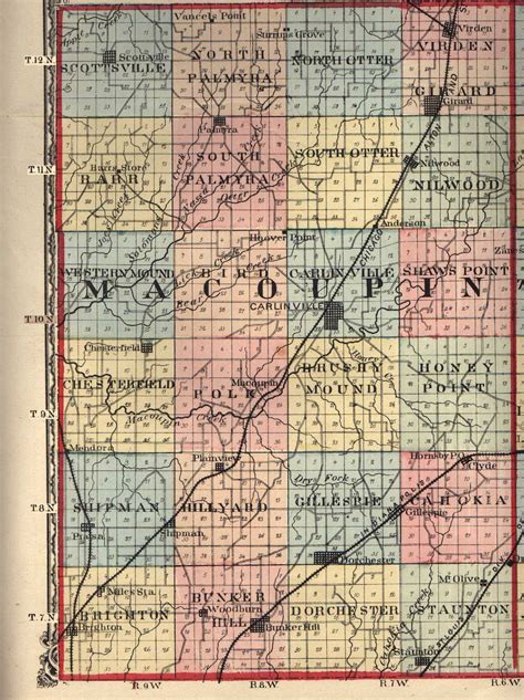 Macoupin County, Illinois: Maps and Gazetteers