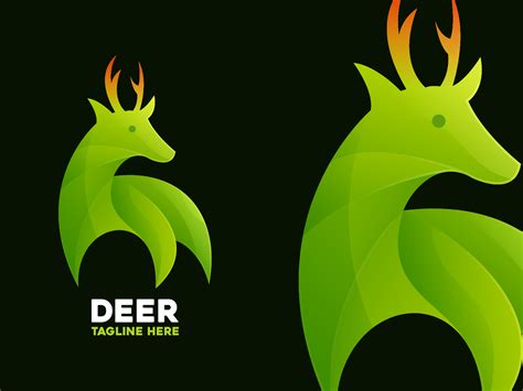 Deer Color design by Qr Design Studio on Dribbble