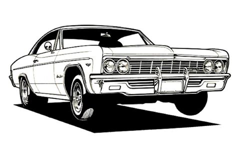 Printable Lowrider Coloring Pages