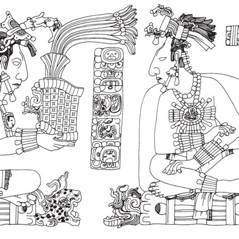 On Yaxchilan Hieroglyphic Stairway 2, Step VII, Bird Jaguar IV wears ...