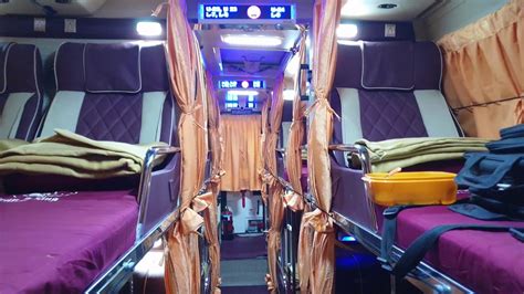 Brand New Luxury Sleeper Bus | Tranzking Travels | Interior Walkthrough ...