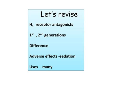 Histamine pharmacology