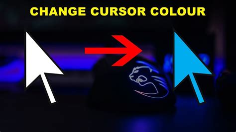 Change Mouse Cursor Colour in Windows 10 - YouTube