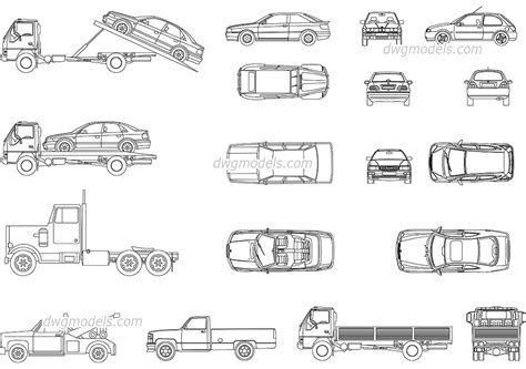 Dump Truck Drawing Autocad