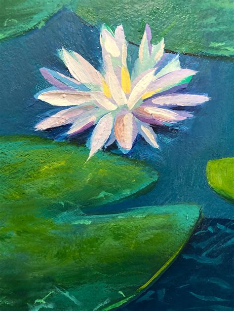 Lily Pads 60x36 ORIGINAL Oil Painting the Lily Pad Pond | Etsy