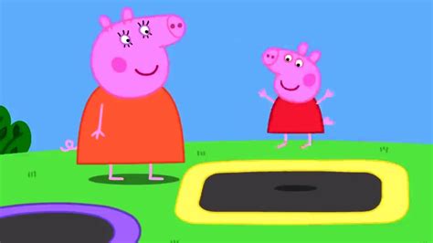 Peppa Pig Enjoys Trampolines | Peppa Pig Cartoons for Kids - YouTube