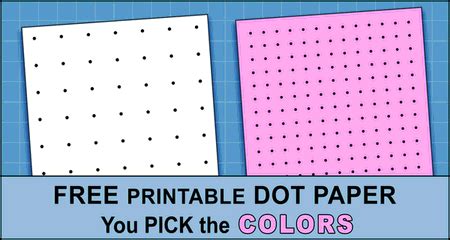 Free Printable Dot Paper: Dotted Grid Sheets (PDF & PNG) – DIY Projects ...