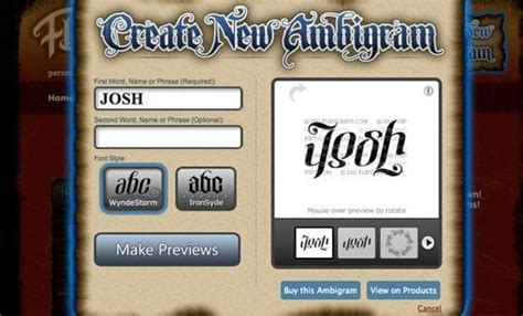 Ambigram logo maker - mazpedia