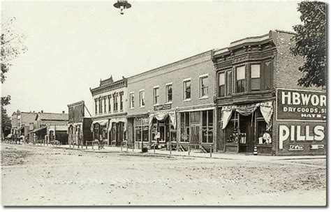 A View in Main Street, North Liberty, Indiana | c1910 postca… | Flickr