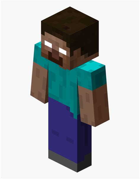 Herobrine Official Minecraft Wiki - Steve From Minecraft, HD Png ...