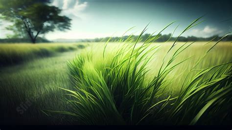 Grass Sky Green Grass Powerpoint Background For Free Download - Slidesdocs