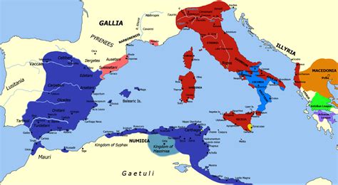 Carthaginian Iberia maps - Italic Roots