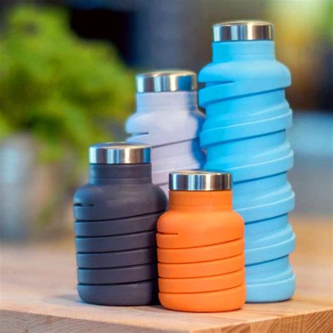 Collapsible Water Bottle | Foldable Water Bottle | Pop Up Hydration