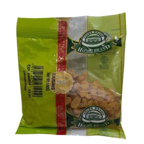 House Brand Raisins 100g - KIASU MART