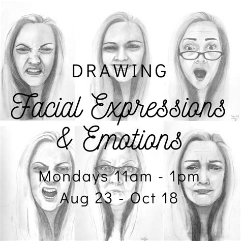 Facial Expressions And Emotions Drawing