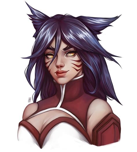 ArtStation - Ahri - Ruined King Version