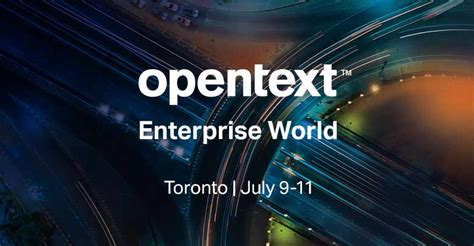 Empowering the Intelligent and Connected Enterprise | OpenText