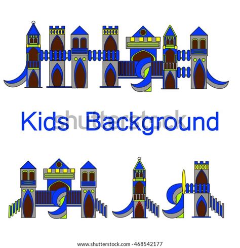 Kids Ground Vector Illustration Set Graphic Stock Vector (Royalty Free ...