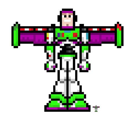 Pixel'd Buzz | Pixel art, Art apps, Buzz lightyear