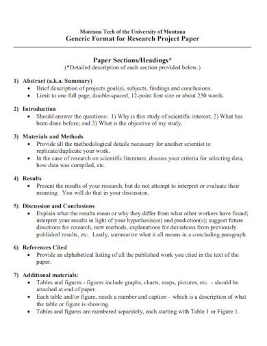 24+ Sample Paper Outline In PDF