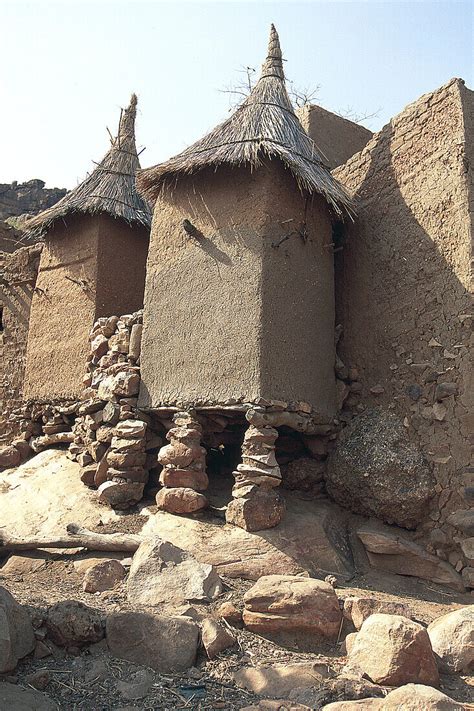 Clay architecture. Dogon Country. Mali. – License image – 70194442 ...