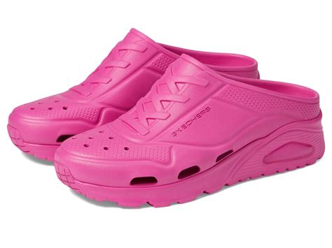 Skechers Foamies Arch Fit Uno Clog in Pink | Lyst