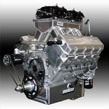 Shafiroff 632 Big Block Chevy Aluminum Tunnel Ram Drag Race Engine