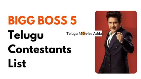 Bigg Boss Telugu Season 5 Contestants List 2021