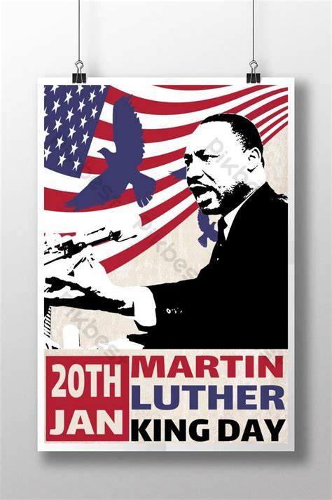 Martin Luther King Day Creative Poster | PSD Free Download - Pikbest