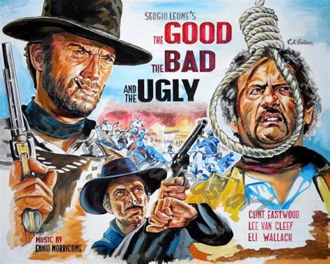 The Good, The Bad & The Ugly movie poster, Clint Eastwood