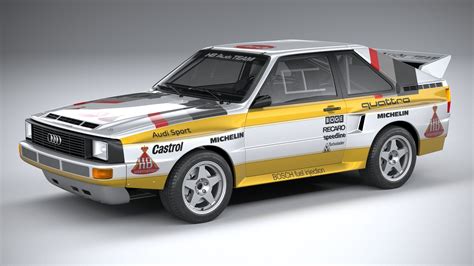 Audi Sport Quattro Rally 1985 3D Model $159 - .ma .max .obj .c4d .lwo ...