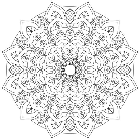 Mandala Coloring Page Printable