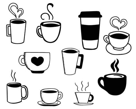 Free 323 Coffee Mug Clip Art Svg SVG PNG EPS DXF File