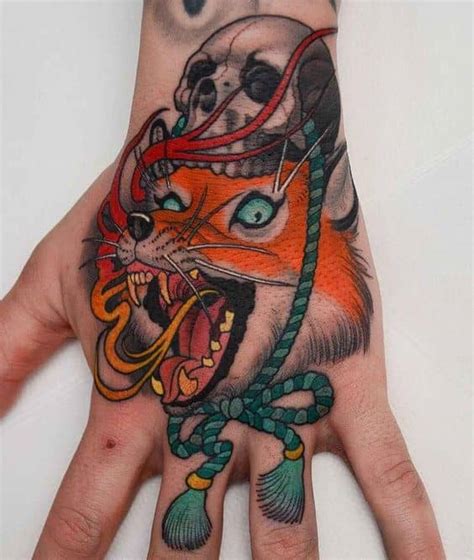 Kitsune Tattoos: Origins, Meanings, & Types of Japanese Fox Tattoos ...