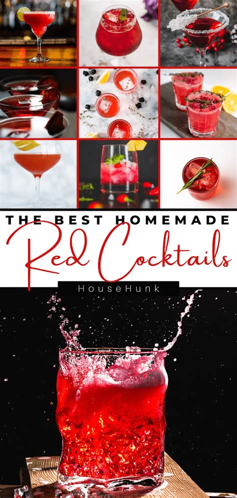 16 Captivating Red Cocktails - House Hunk