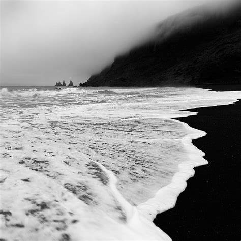 Vik Beach I | Nature photography, White photography, Black and white ...