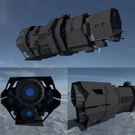 Model of the UNSC Pillar of Autumn i did a few weeks back,hope you guys ...