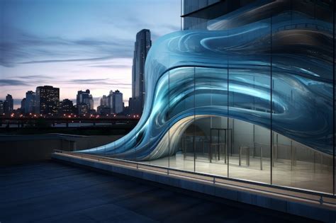 Free AI Image | Futuristic office building architecture