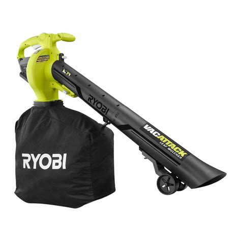 Cordless Leaf Blower Vacuum Mulcher Battery Powered Clean Up Ryobi TOOL ...